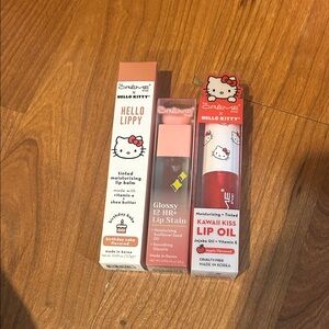 Hello Kitty Lip Care Set - Pink and Red